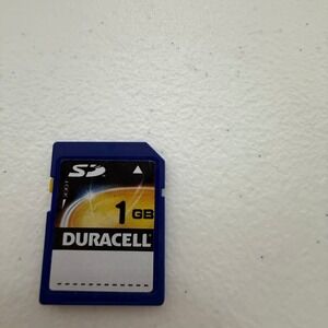 Duracell 1GB SD Memory Card Secure Digital Flash Storage Blue DU-SD-1GB-R